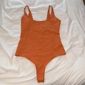 Orange Bodysuit Low Back size small